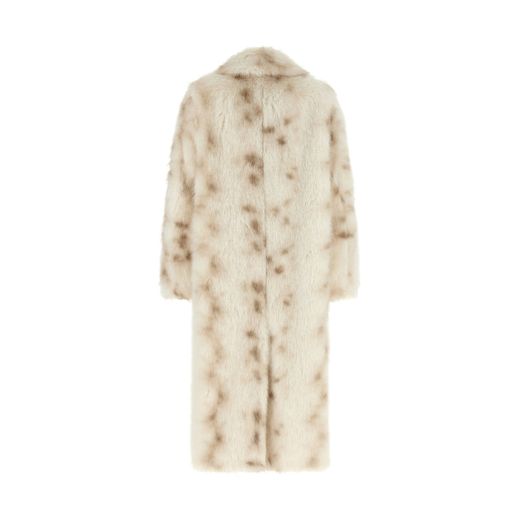 Beige Polyester Coat