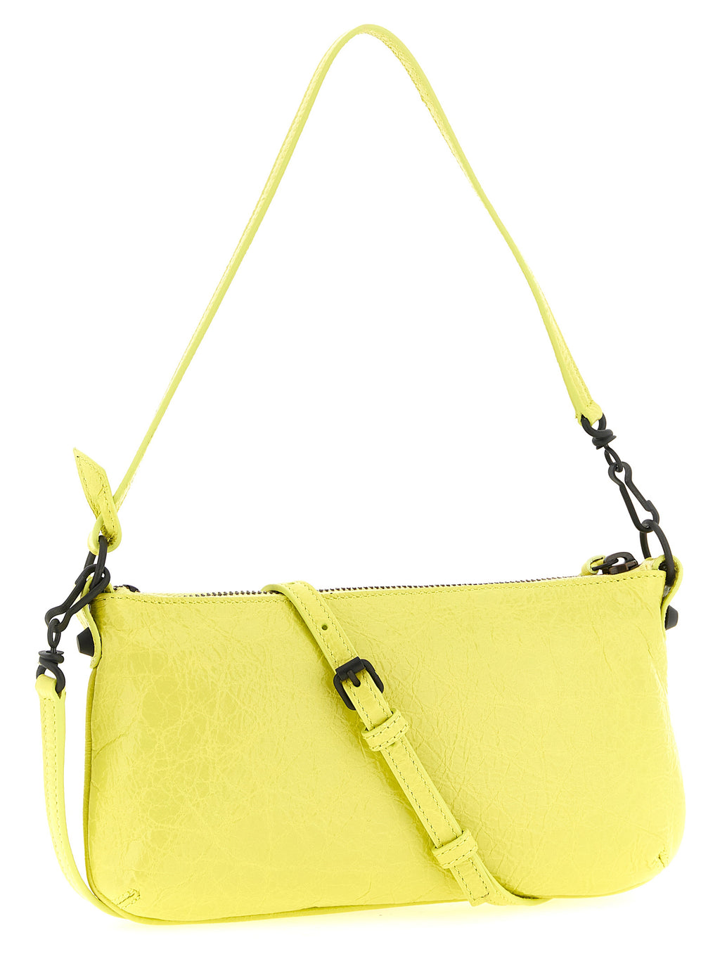 Multicolor Lamb Leather Shoulder Bag