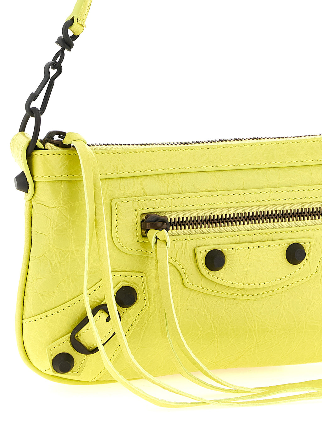 Multicolor Lamb Leather Shoulder Bag