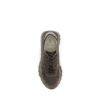 Brown Calf Leather Bos Taurus Athletic Sneakers