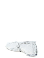 White Lambskin Ballet Flats