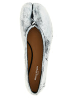 White Lambskin Ballet Flats