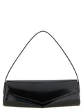 Black Calfskin Shoulder Bag