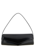 Black Calfskin Shoulder Bag