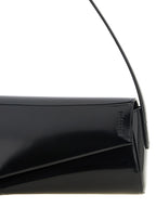 Black Calfskin Shoulder Bag