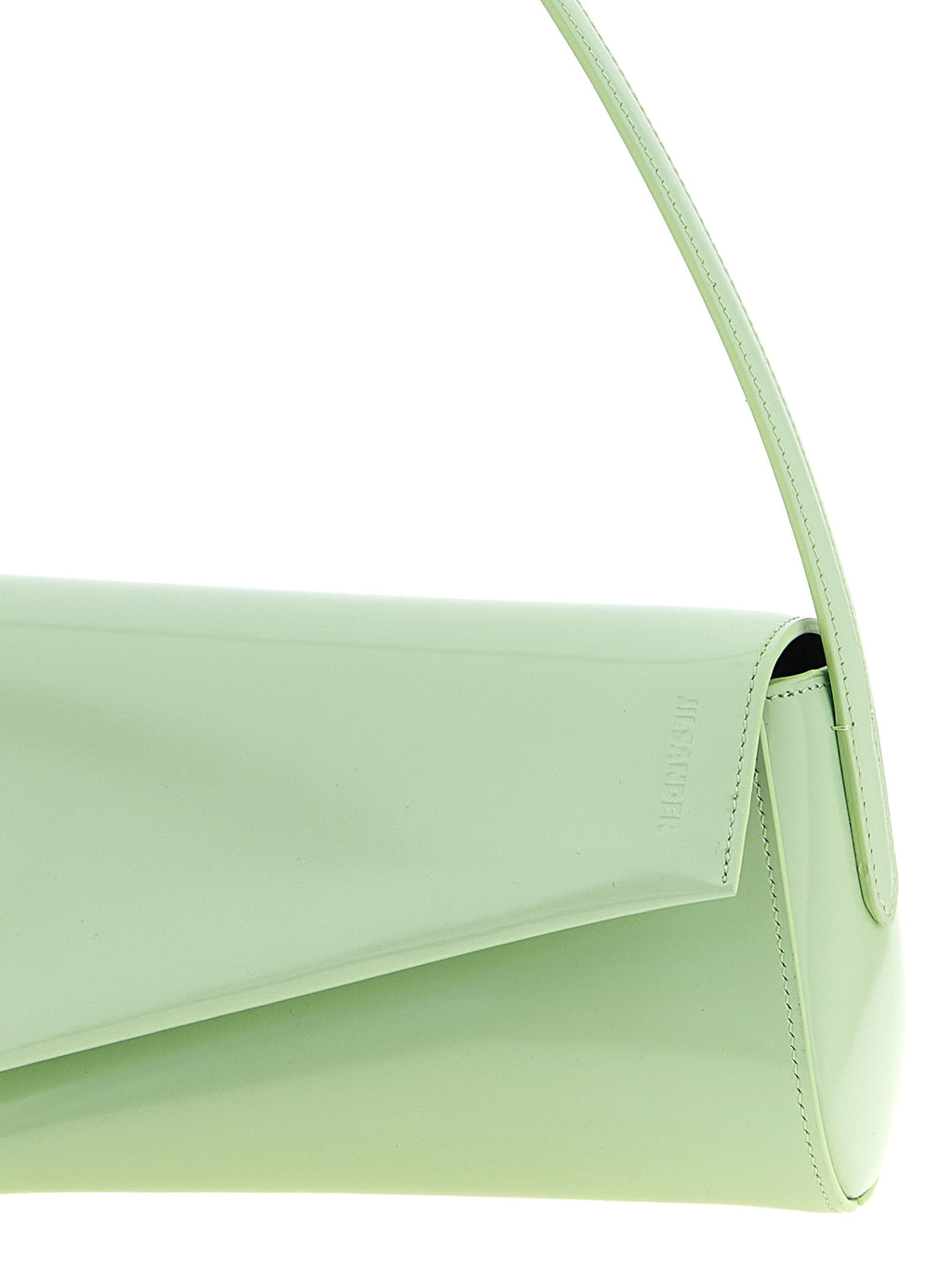 Bicolor Calfskin Shoulder Bag