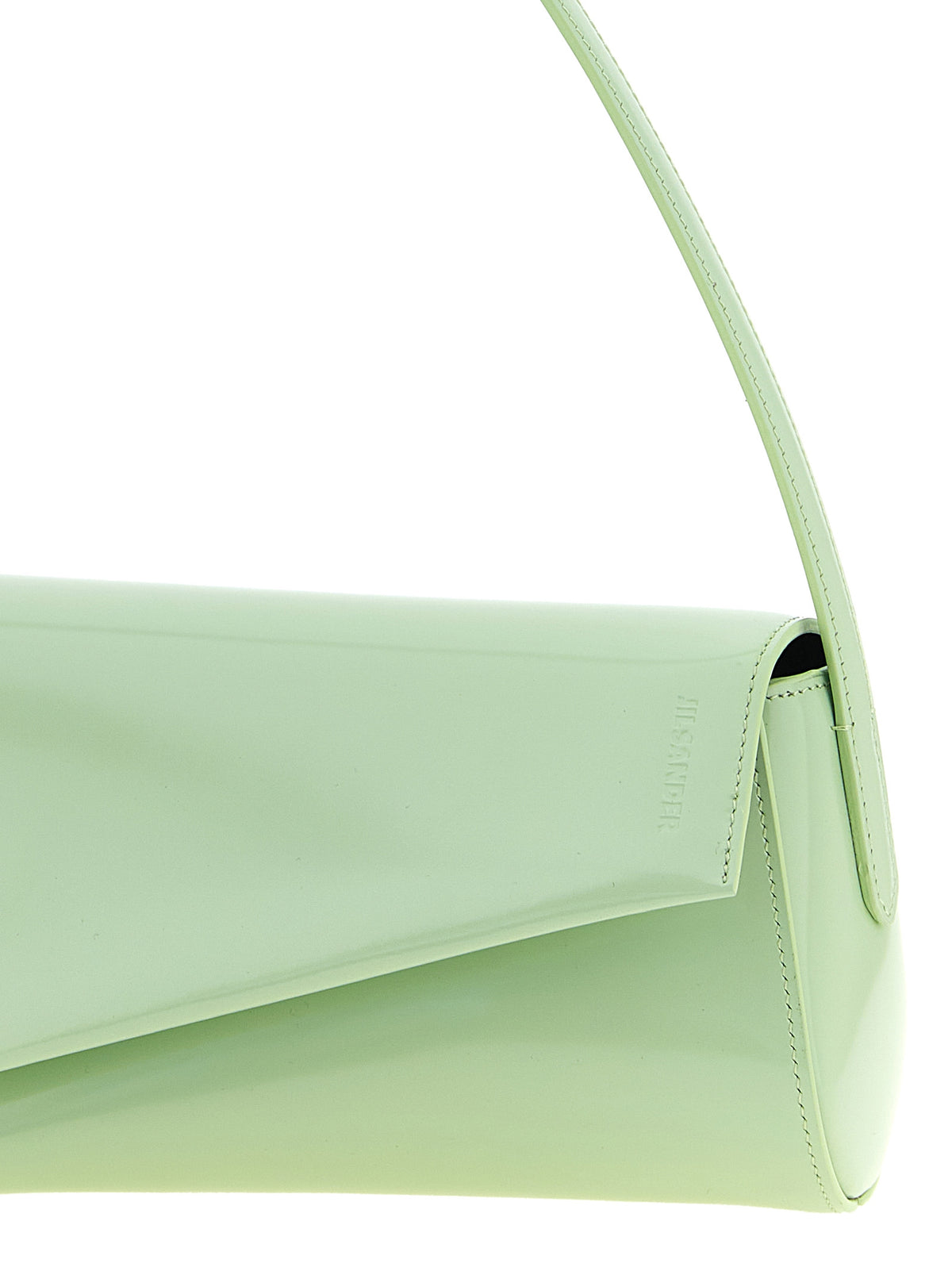 Bicolor Calfskin Shoulder Bag