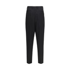 Black Wool Oves Aries Dress Pants