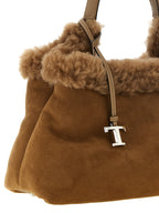 Brown Merino Wool Handbag