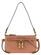 Multicolor Lamb Leather Clutch Bag
