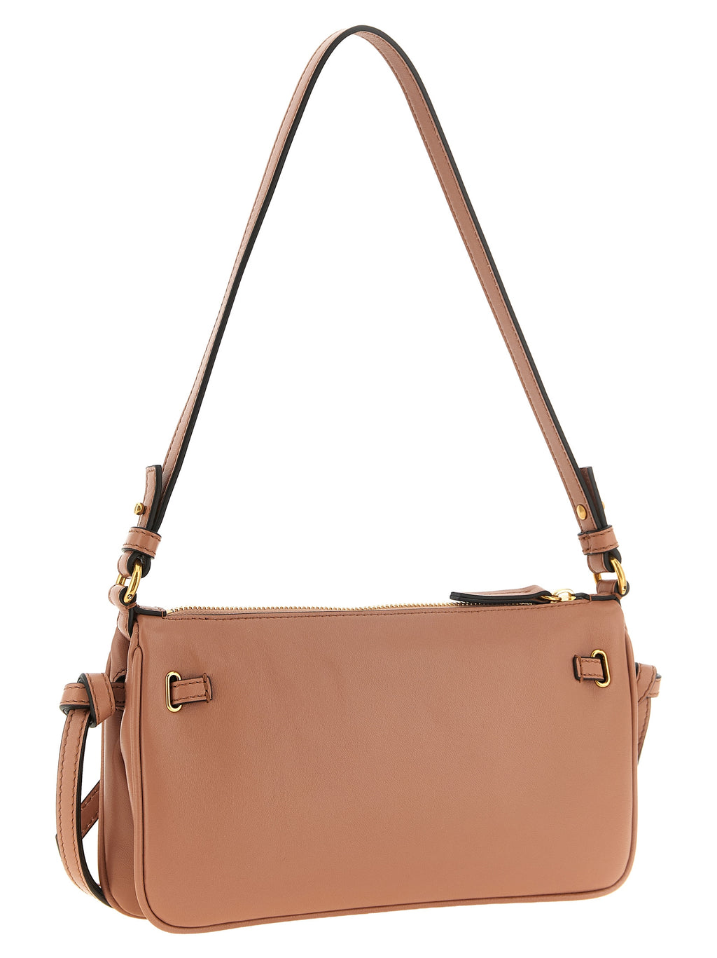 Multicolor Lamb Leather Clutch Bag