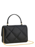 Black Cowhide Crossbody Bag