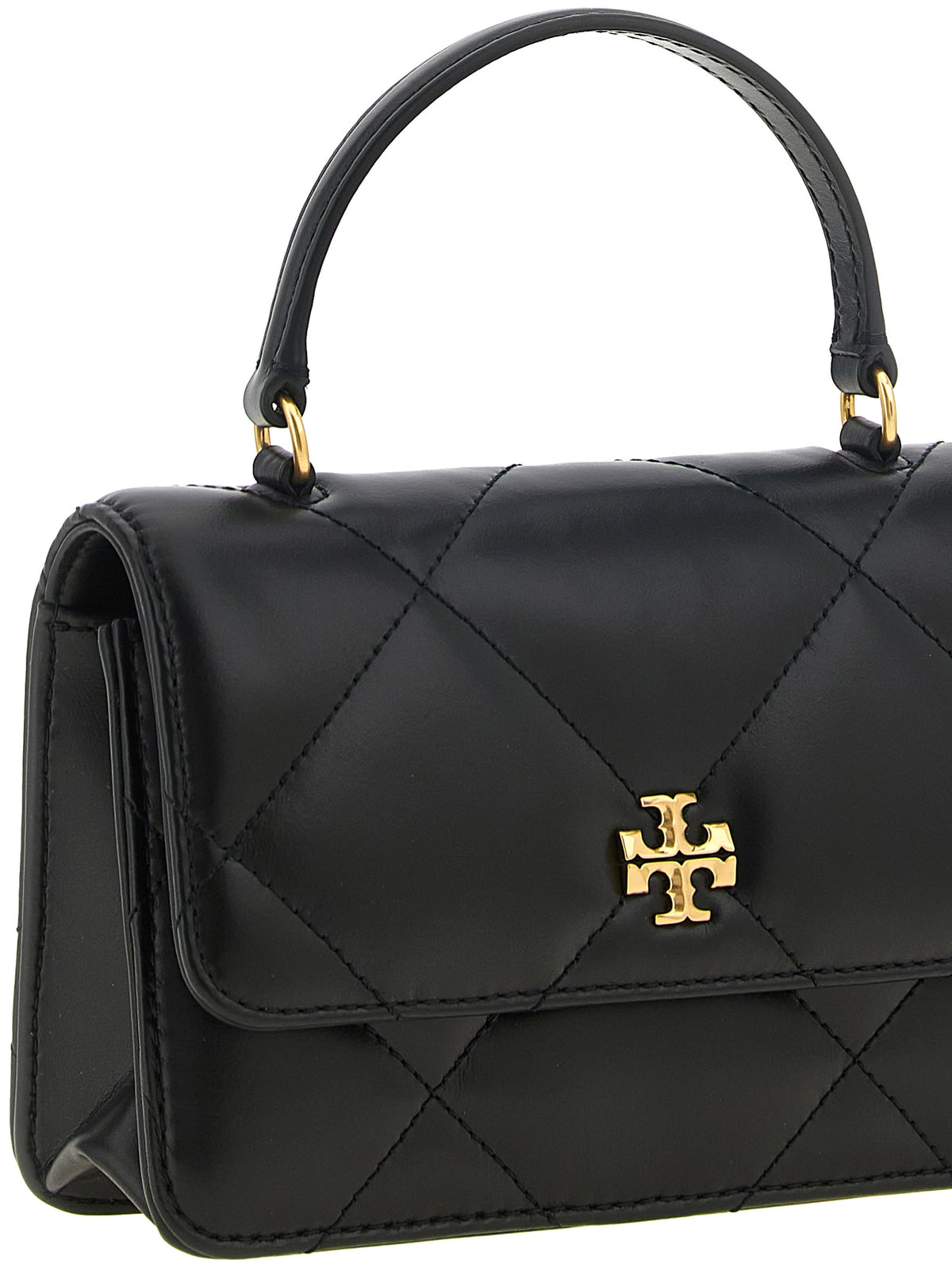 Black Cowhide Crossbody Bag