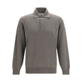 Brown Cashmere Polo Shirt