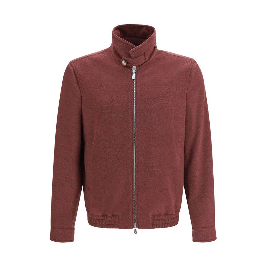 Bordeaux Wool Oves Aries Full-Length Jacket