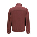 Bordeaux Wool Oves Aries Full-Length Jacket