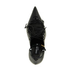 Black Calfskin High Heel Pumps