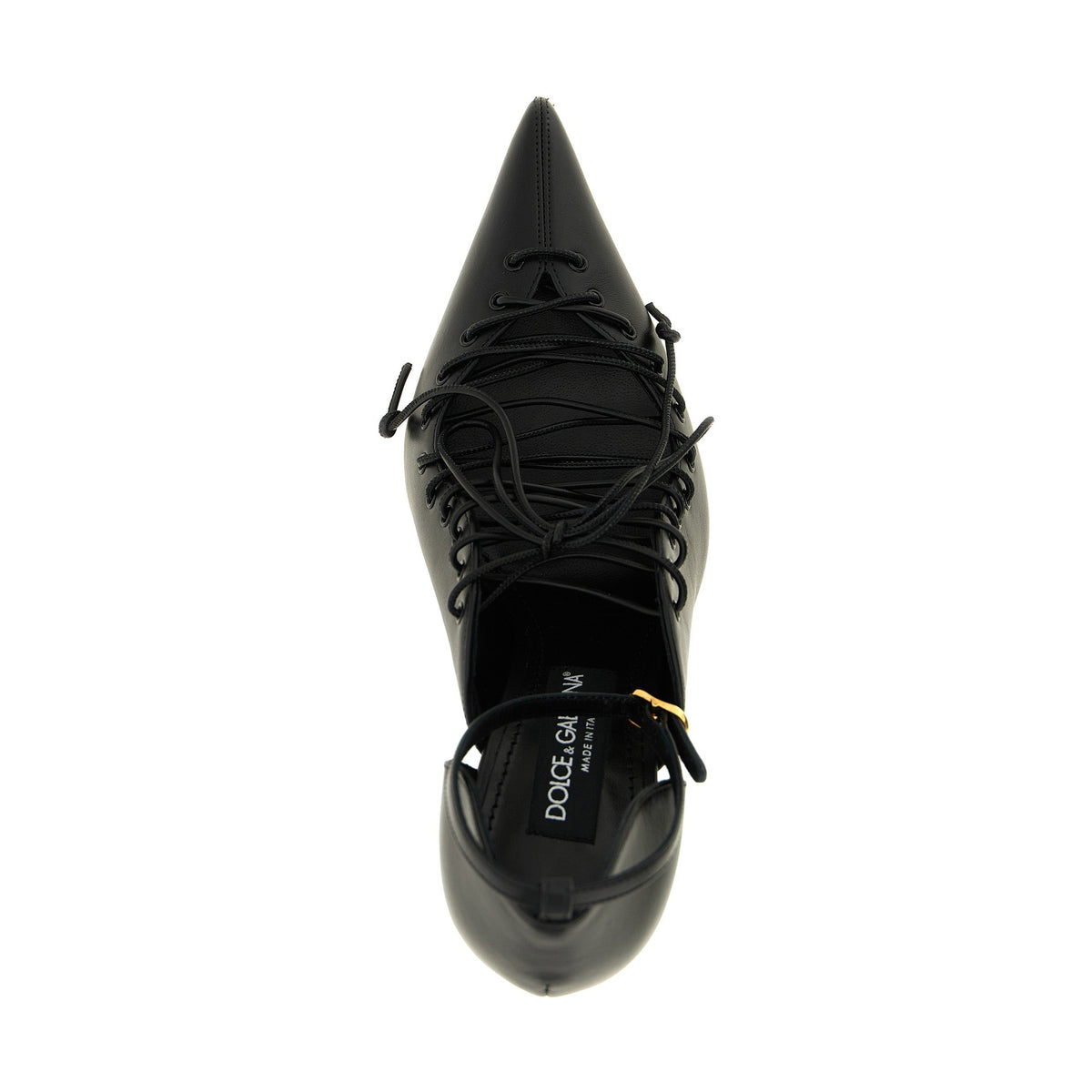 Black Calfskin High Heel Pumps