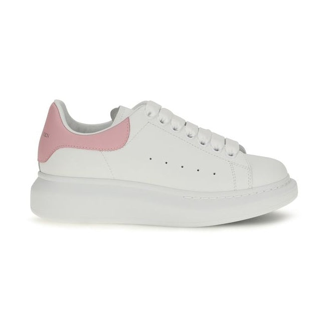 White Calf Leather Bos Taurus Chunky Sneakers