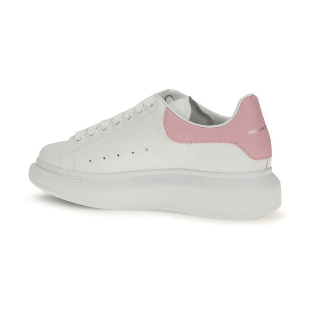 White Calf Leather Bos Taurus Chunky Sneakers