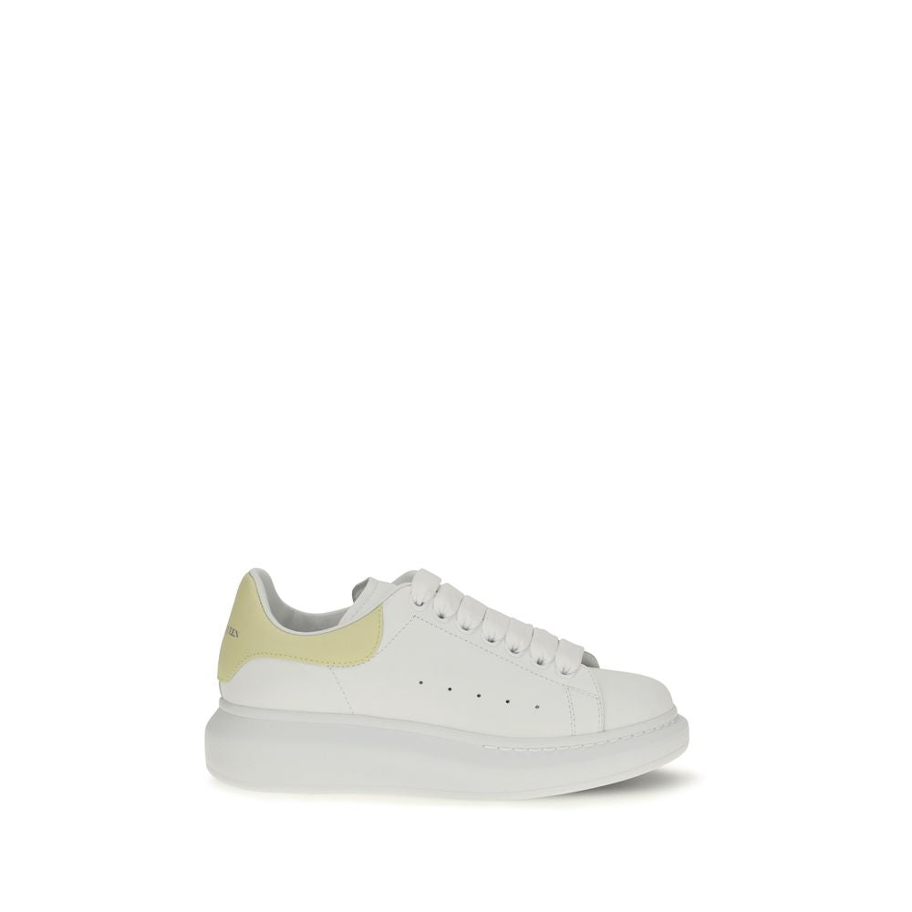 White Calf Leather Bos Taurus Chunky Sneakers