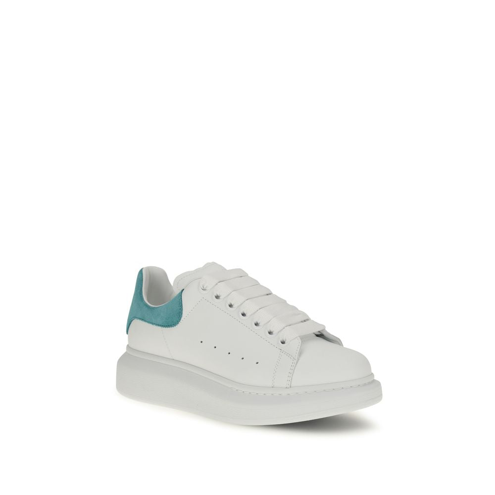 White Calf Leather Bos Taurus Chunky Sneakers