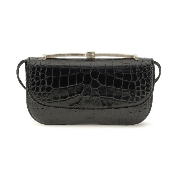 Black Calf Leather Bos Taurus Shoulder Bag