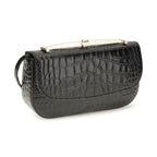 Black Calf Leather Bos Taurus Shoulder Bag