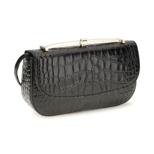 Black Calf Leather Bos Taurus Shoulder Bag