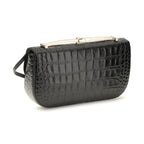 Black Calf Leather Bos Taurus Shoulder Bag