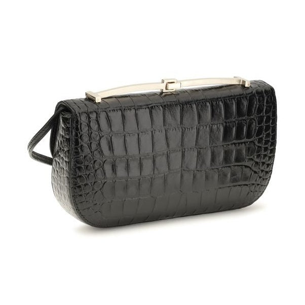 Black Calf Leather Bos Taurus Shoulder Bag