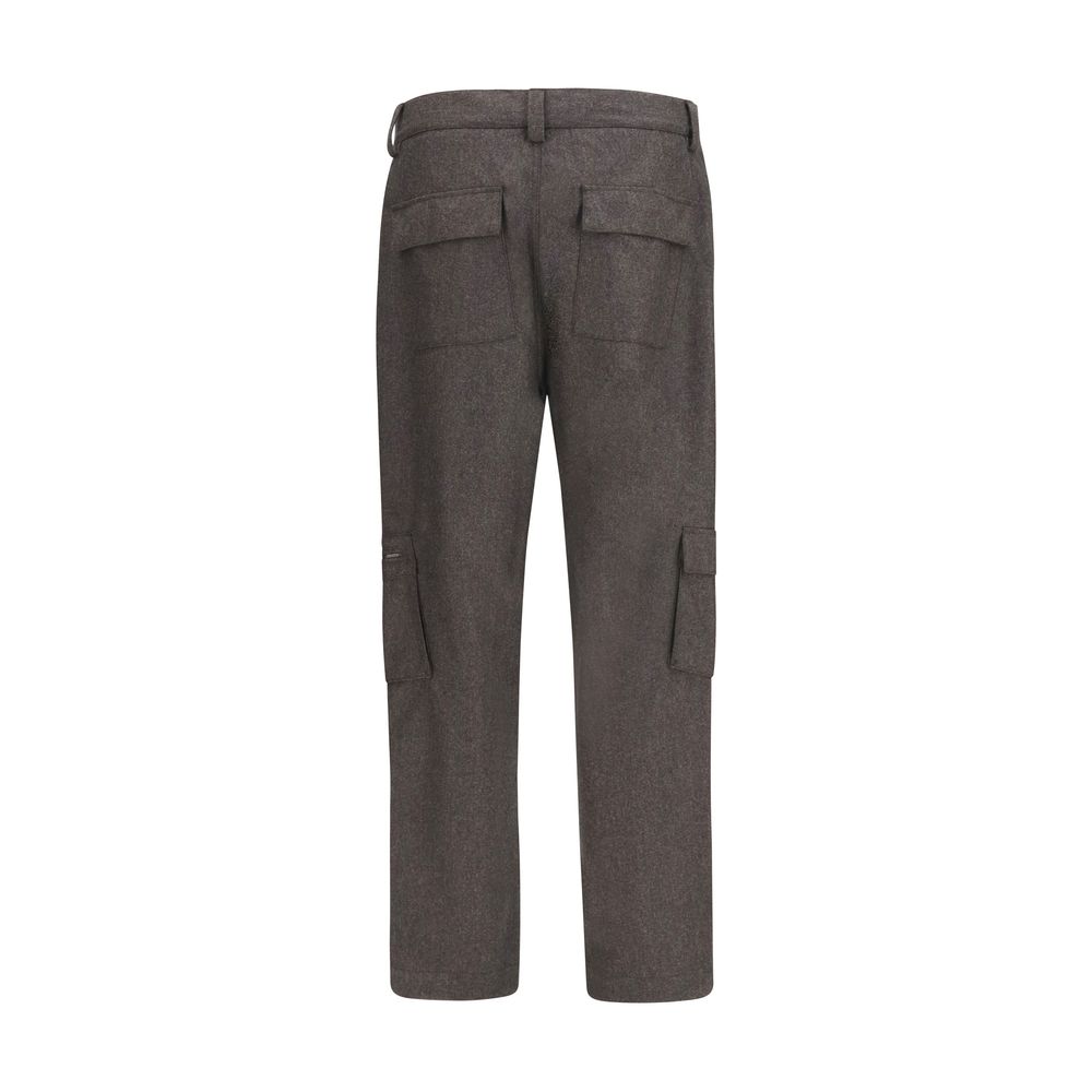Brown Wool Oves Aries Cargo Pants