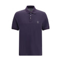Purple Cotton Polo Shirt