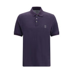 Purple Cotton Polo Shirt