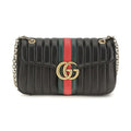 Black Calf Leather Bos Taurus Shoulder Bag