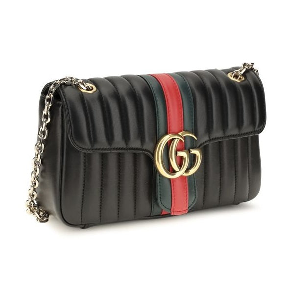 Black Calf Leather Bos Taurus Shoulder Bag