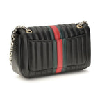 Black Calf Leather Bos Taurus Shoulder Bag