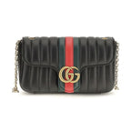 Black Calf Leather Bos Taurus Shoulder Bag