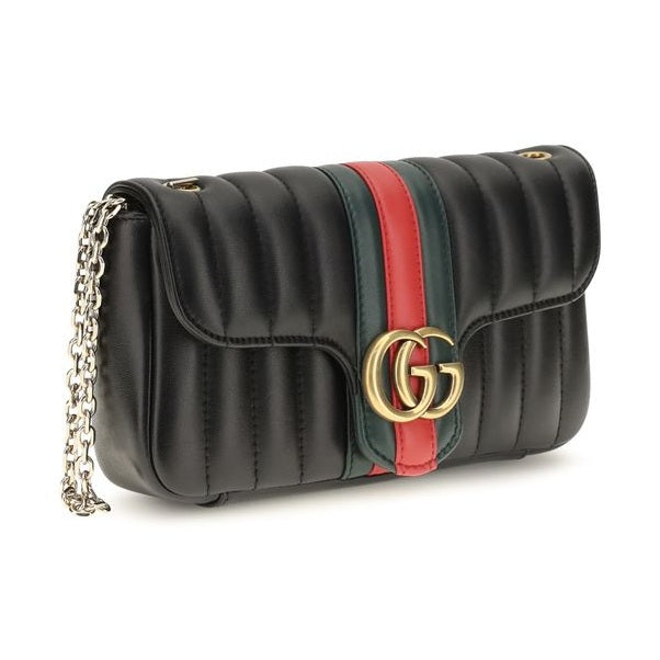 Black Calf Leather Bos Taurus Shoulder Bag