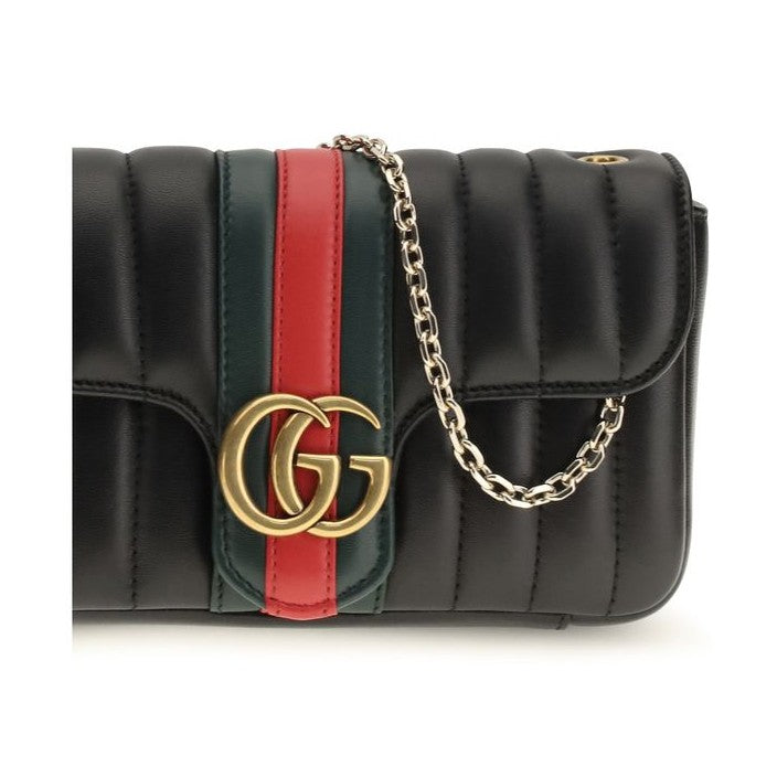 Black Calf Leather Bos Taurus Shoulder Bag