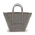 Gray Calf Leather Bos Taurus Handbag