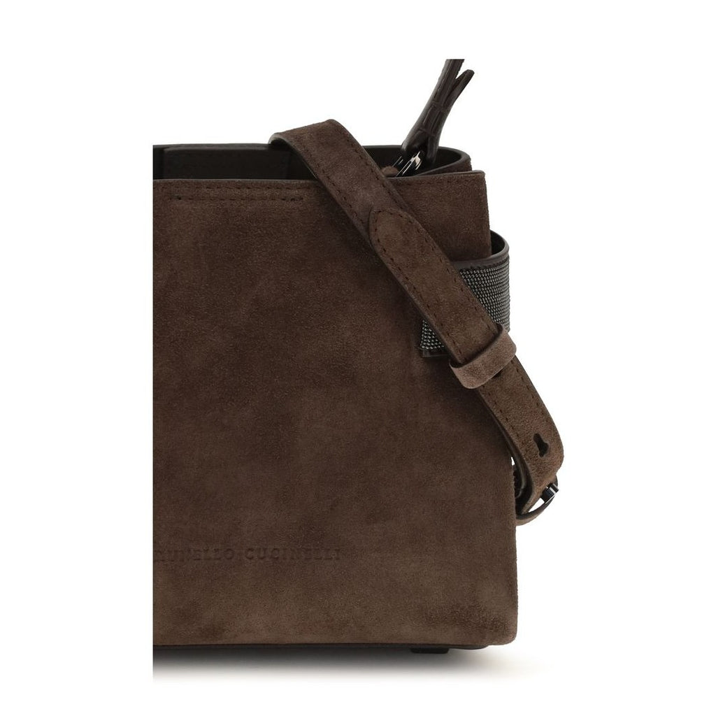 Brown Calf Leather Bos Taurus Handbag