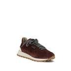 Bordeaux Calf Leather Bos Taurus Athletic Sneakers
