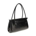 Black Calf Leather Bos Taurus Shoulder Bag