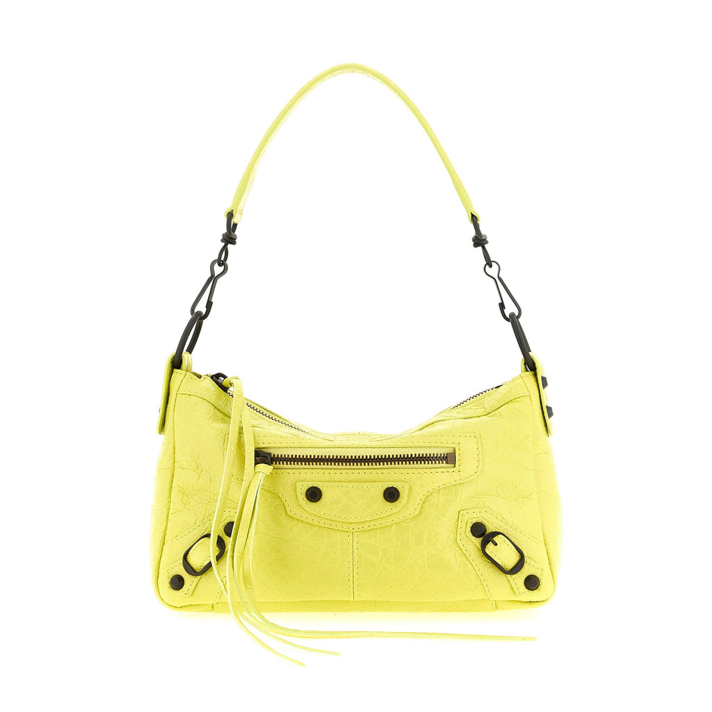 Multicolor Lamb Leather Shoulder Bag