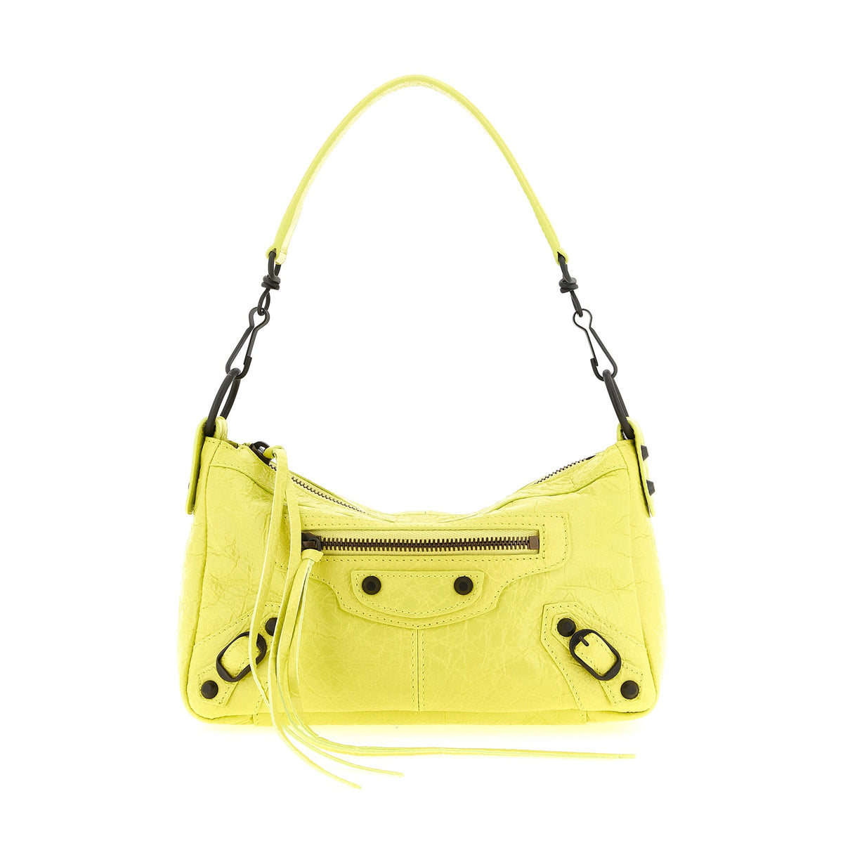 Multicolor Lamb Leather Shoulder Bag
