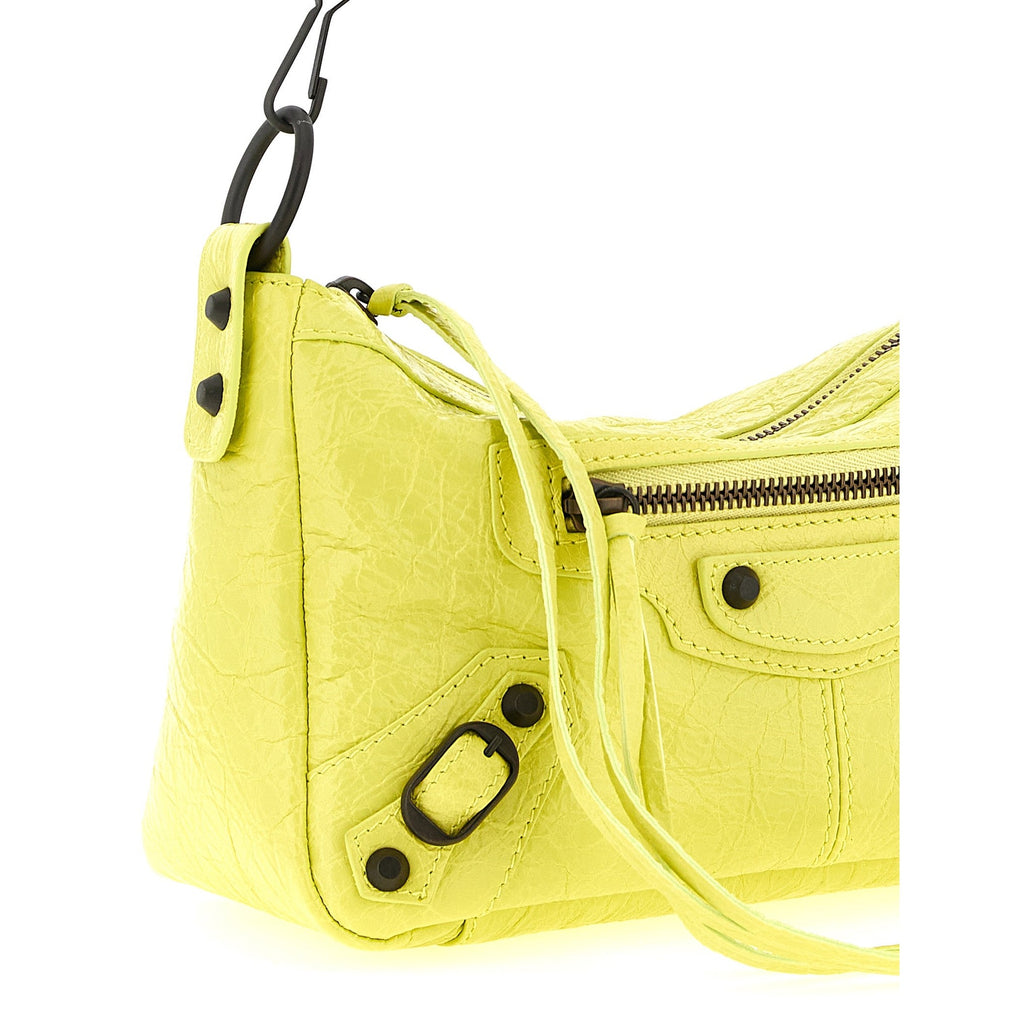 Multicolor Lamb Leather Shoulder Bag