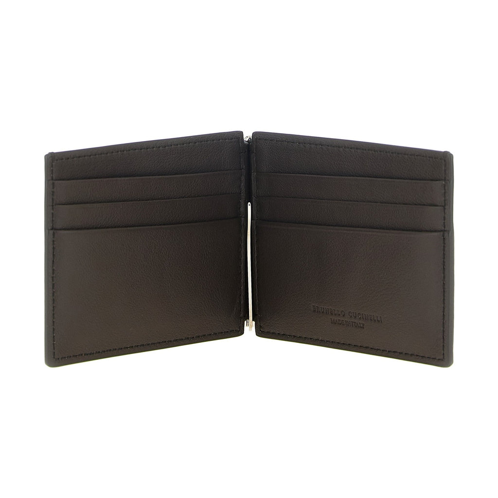 Brown Calfskin Money Clip