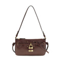 Bordeaux Calf Leather Bos Taurus Shoulder Bag