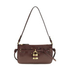 Bordeaux Calf Leather Bos Taurus Shoulder Bag